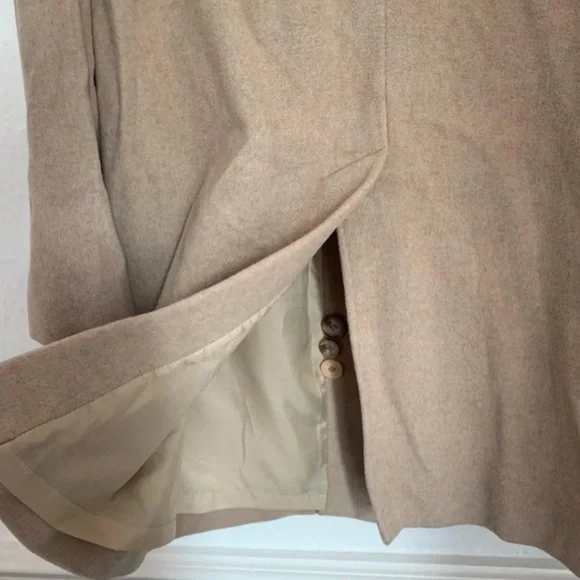 House of Fraser size 10 beige wool blend jacket / coat - Picture 7 of 7
